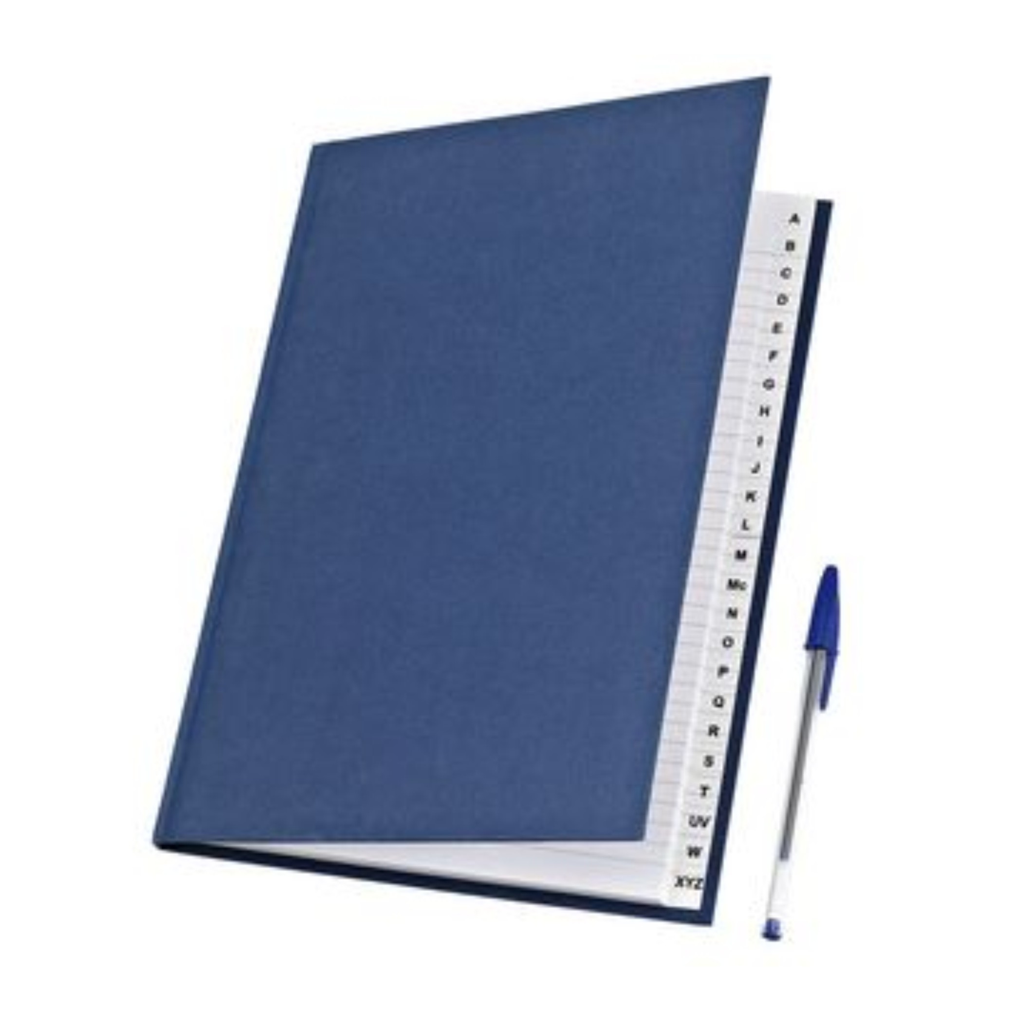 CUADERNO ALFABETICO C/INDICE EMPASTADO D/56 GR. T: A-5 X 200 HOJAS UNIDAD RAY PERU N.D.