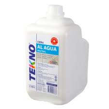 Cera al agua color blanco marca TEKNO galon