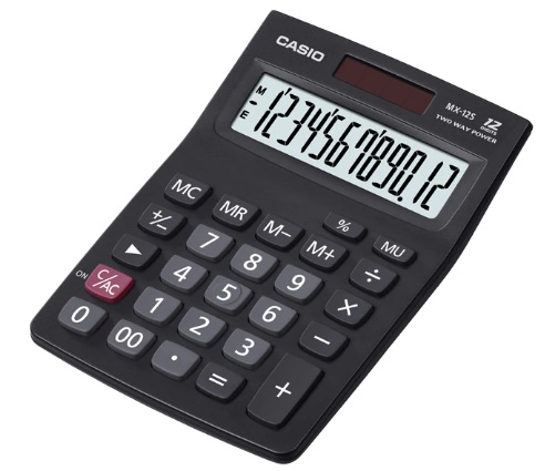 Calculadora de 12 digitos MX-12S CASIO