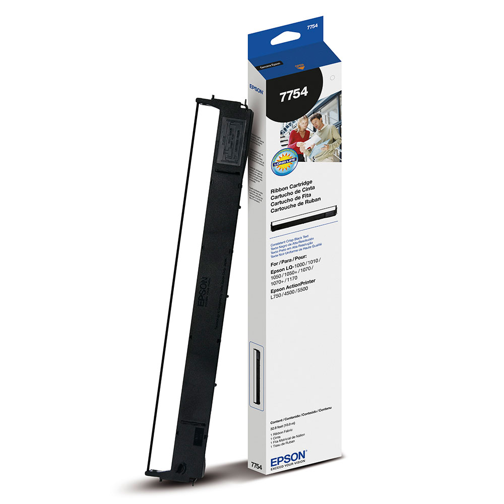 CINTA RENDIMIENTO: 2 MDC COLOR NEGRO  LQ1070/ LQ-1050 / LQ-1000 CAJA X 01 UNIDAD EPSON 7754