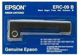 CINTA RENDIMIENTO: M-160,M-180,M-190  COLOR NEGRO CAJA X 01 UNIDAD EPSON ERC-09B