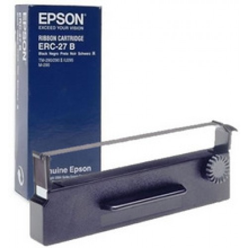 CINTA RENDIMIENTO: TM-290,TM290II,TM-U295 COLOR NEGRO CAJA X 01 UNIDAD EPSON ERC-27