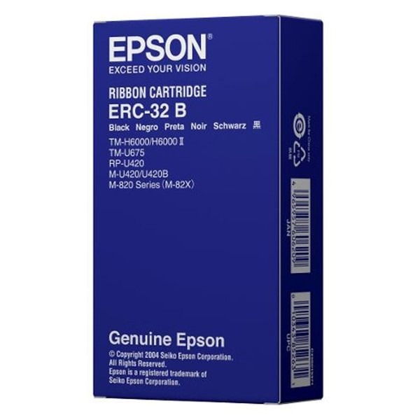 CINTA RENDIMIENTO: 4 MDC COLOR NEGRO CAJA X 01 UNIDAD EPSON TM-H6000IV ERC-32B