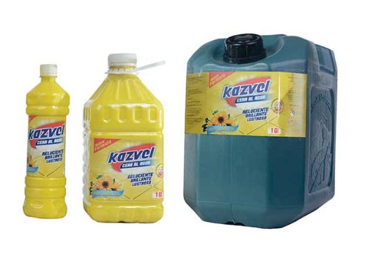 Cera al Agua amarillo Kazvel Galón